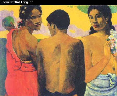 Paul Gauguin Three Tahitians